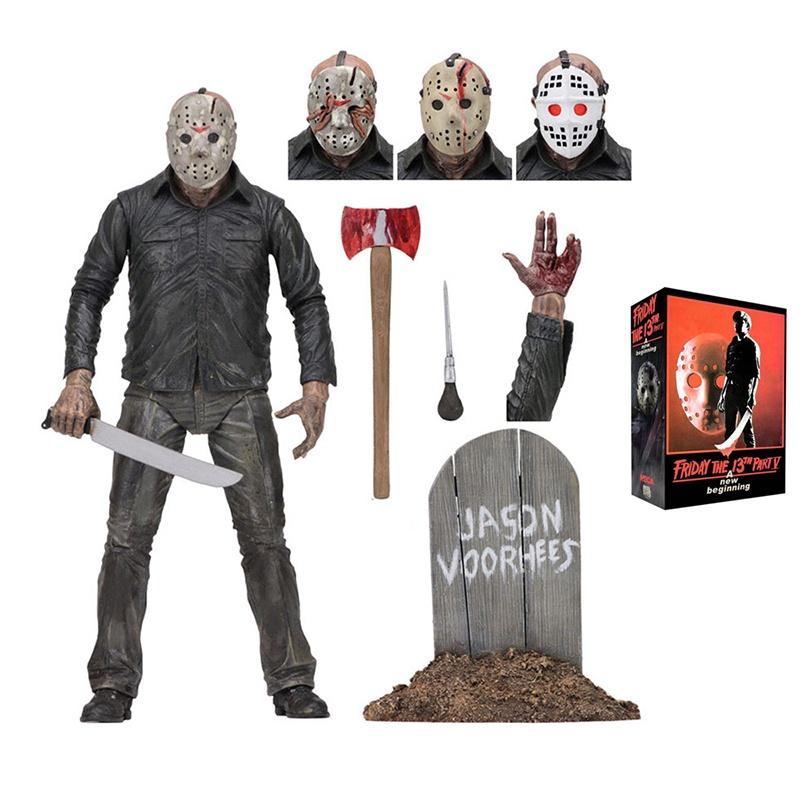 Neca Vineri 13 Ediție Deluxe Figurină de Acțiune Jason Model 7" PVC Horror Colecționabilă