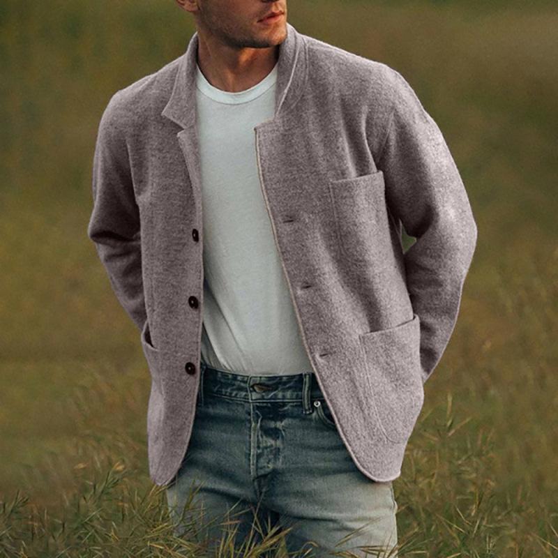 Men's 2021 Trendy Solid Color Casual Jacket