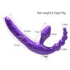 Strapless Strapon Dildo Vibrator Big Butt Plug Anal Toys for Adults Strap-ons for Sex Lesbian Double Dildo Vibrators Clitoral Vaginal Anal Stimulator