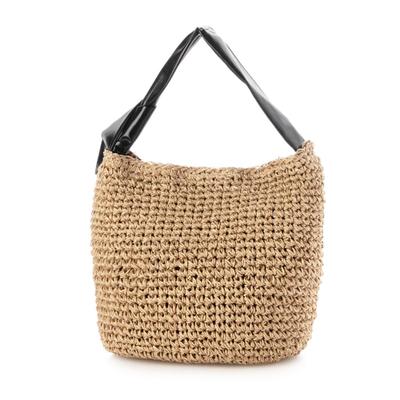 Kashkash Ribbon Handle Crochet Mini Tote Bag, 10-00-02830, Women's, Black