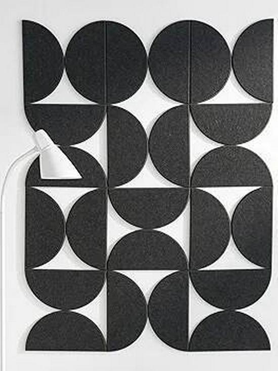 Semi-Circle Polyester Felt Wall Decoration & Sound Absorption Board
