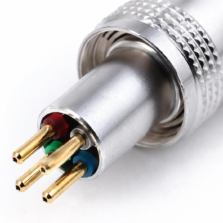 Headshell Connection Repair Support, Silver-Tone Metal Tonearm Arm Connector Socket Plug with Defined Coupling Format for SL1200 MK3, MK5, and 1000R