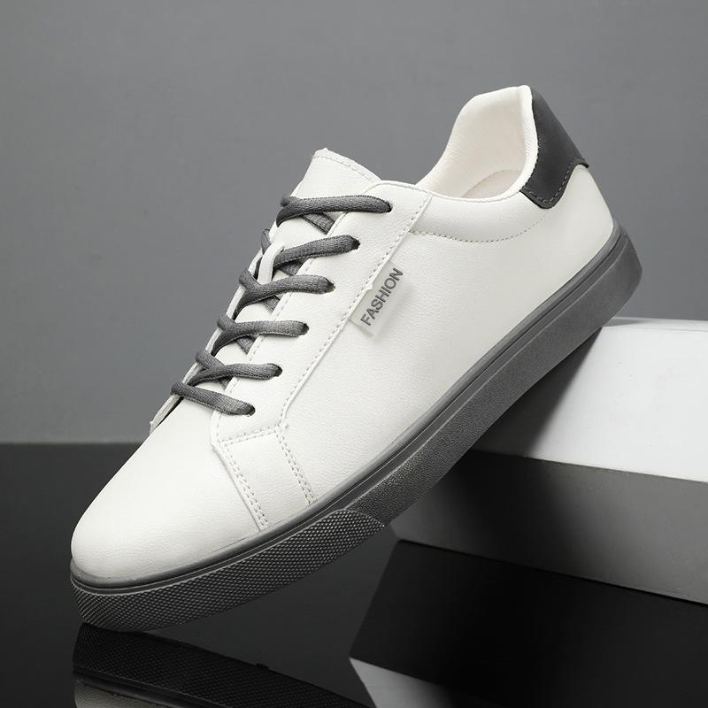 Men's Leather Low-Top Skateboarding Shoes Men's Sneakers Male Flats Non-Slip Sport Shoe Zapatillas Hombre Men Footwear Plus Size
