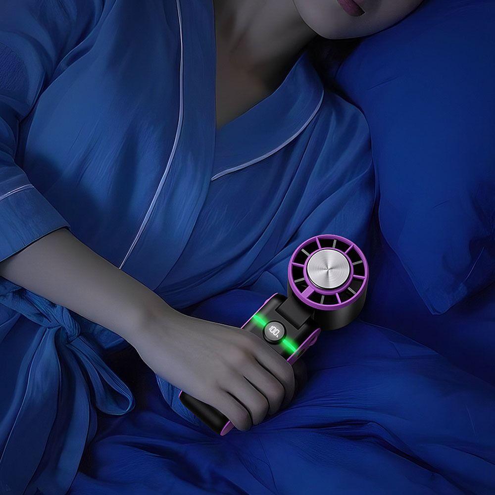 Semiconductor Refrigeration Mini Handheld Fan Powerful Turbo Fan Cooling Fan