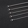 Collane Catena Cubana in Acciaio Inossidabile da 4mm-6mm per Uomo Catene Maschili Choker Catena Figaro a Scatola Gioielli Punk 50cm 60cm