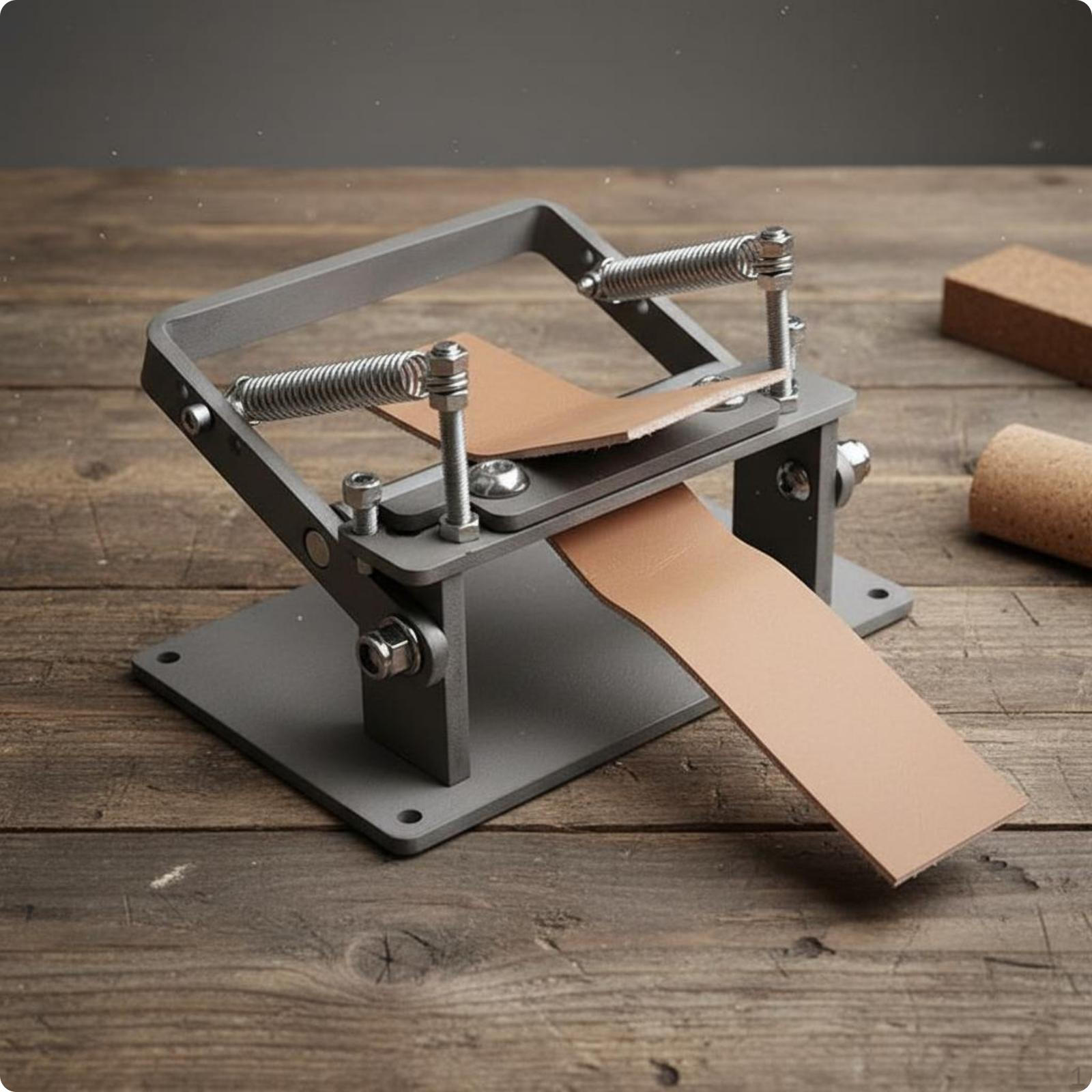 Leather Skiving Machine Stainless Thinning Tool Adjustable Thickness Strap