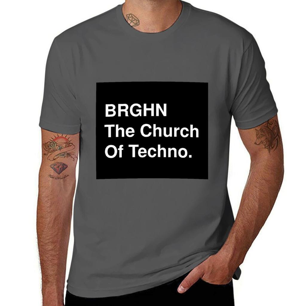 Berghain Church Tshirt Large Size Casual Tee Shirt Tshirt