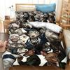Anime BEASTARS 3D-Druck Bettwäscheset Bettbezüge Kissenbezüge Bettdecke Bettwäsche-Sets Bettwäsche Heimtextilien