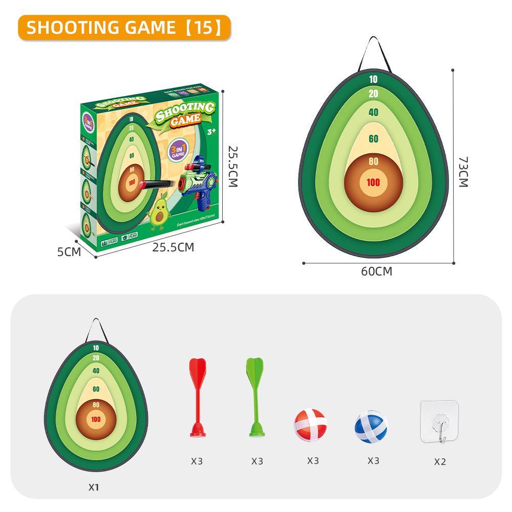 

Спортивная игрушка для метания липкого мяча в помещении, подарок на день рождения, повседневная игрушка для родителей и детей 3-6 лет 15#