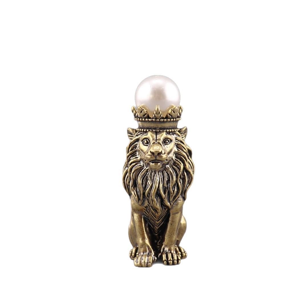 

Pures Brass Northern Lions Craft Ornament One Size