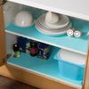 4Pcs 45x29cm Water Resistant Fridge Liner for Drawer Cabinet Table Top Moisture Absorbing Non-Slip Refrigerator Shelf Pad Eva