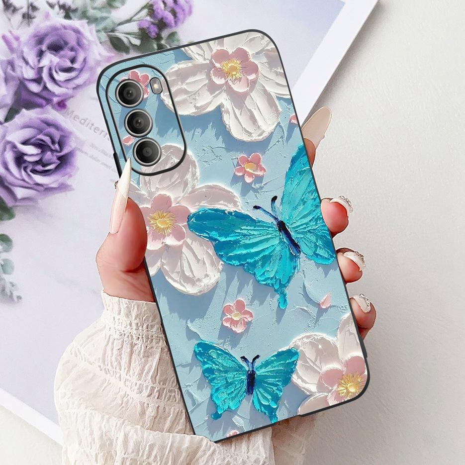 For Motorola Moto G51 Case Moto G71 5G Luxury Painetd Cover Soft Silicone Phone Case For Motorola G51 G 71 MotoG51 MotoG71 Shell