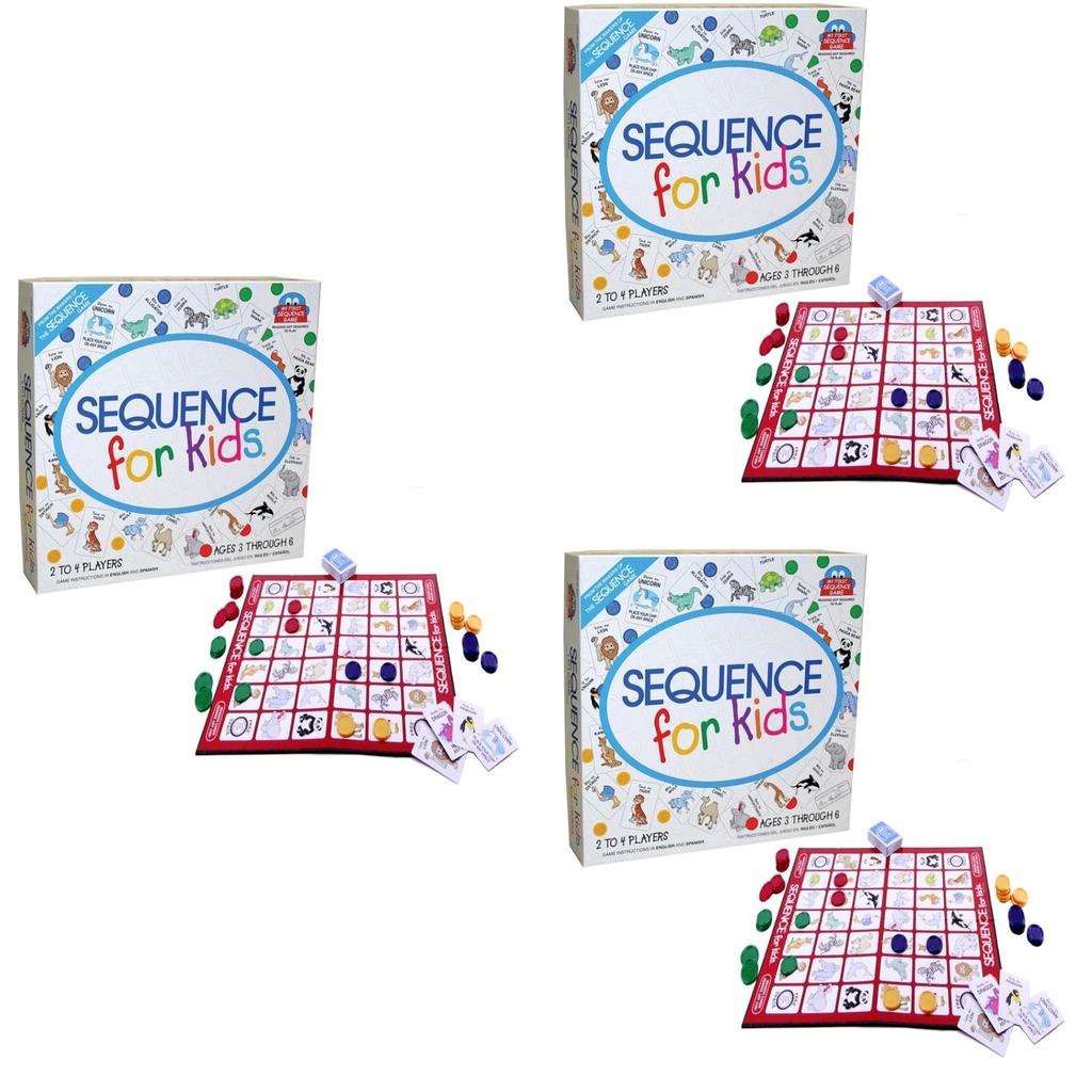 Sequence Kids Board Game No Reading Required Party Game For Logical Thinkers