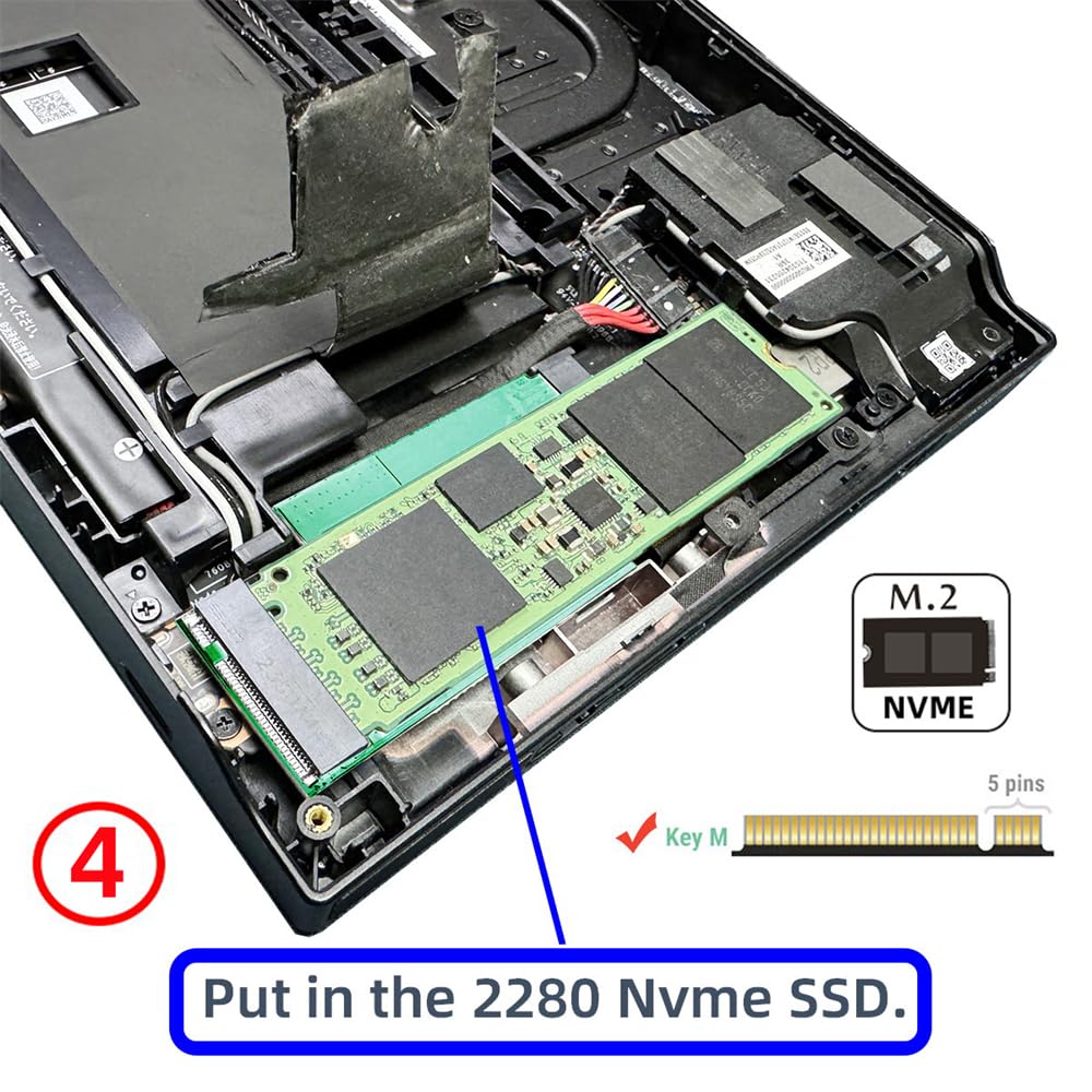 Xiwai NGFF NVMe 22x42mm To 22x80mm Male To Female Expansion SSD Legion Compatible with Game Boy PCI-E 4.0 M-Key Adapter, Go,