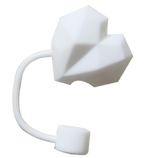 

Multi-face Heart Silicone Straw Cap Reusable Straw Cover Leak-Proof Dust-Proof Straw Tip Fits 10mm Straws for Water Bottles And C