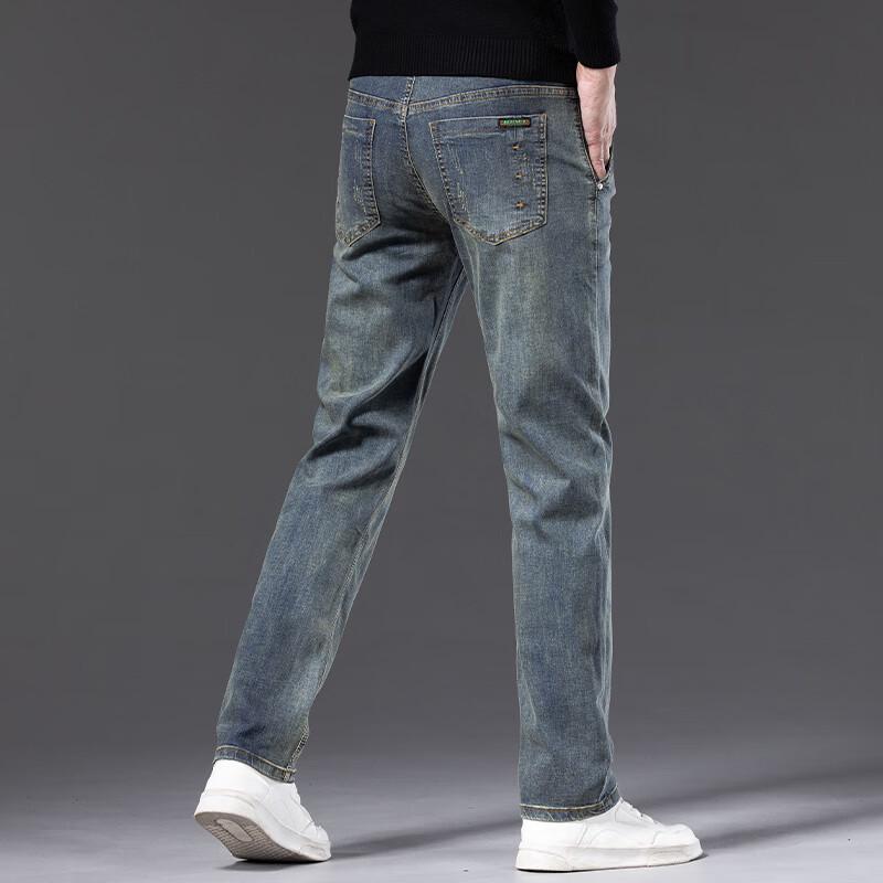 DK Men's Retro Straight-Leg Jeans