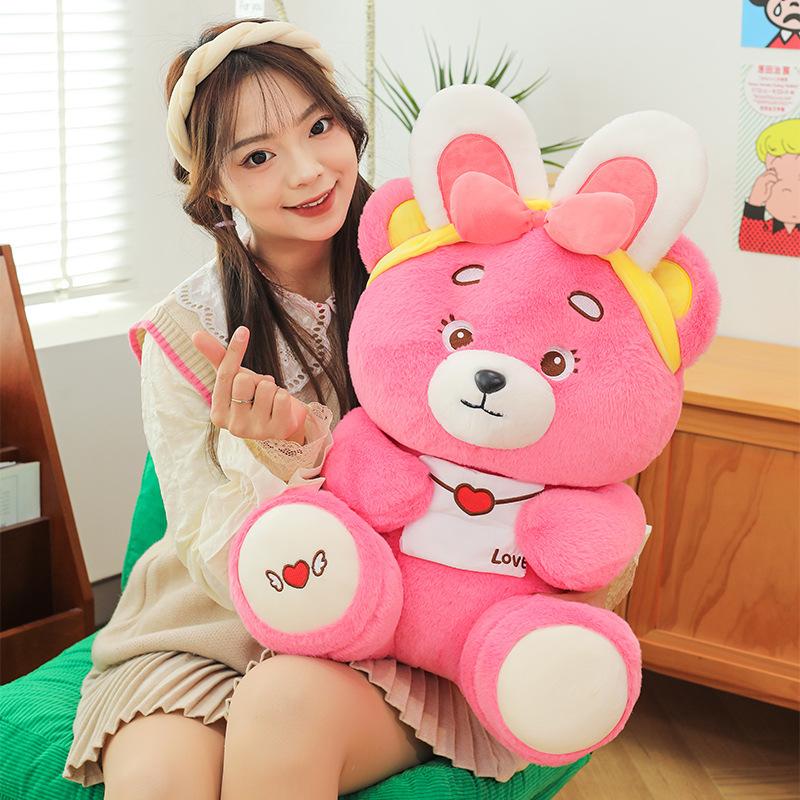 Super Cute Filipino Love Bear Plush Toy Girl Birthday Gift Envelope Confession Bear Bay Window Doll