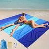 Wasser- und sandabweisende Strandmatte, geeignet für 3 Erwachsene - Picknickmatte für den Außenbereich, geeignet für Reisen, Camping und Wandern.