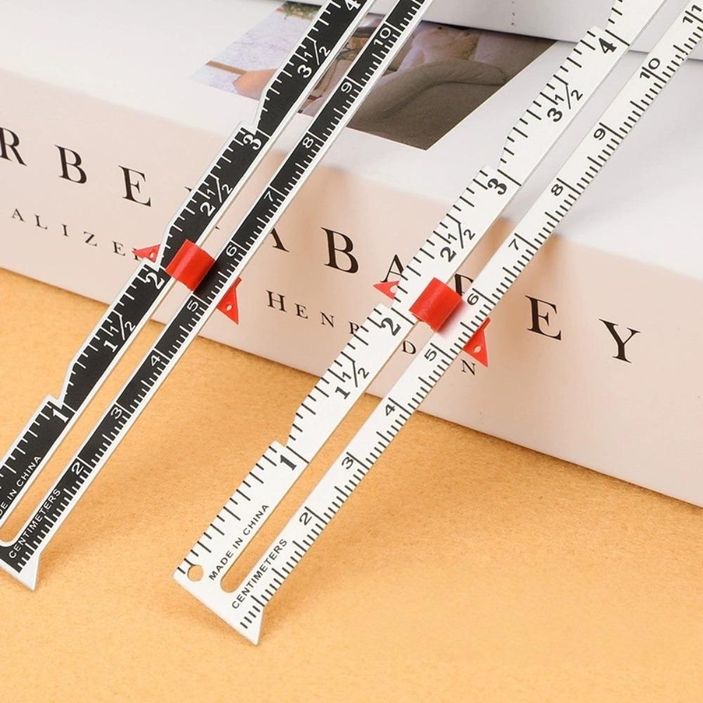 Ruler Patchwork Aluminum Seam Allowance Fixed Edge Diy Thickened Version Positioning Measurement Button Distance Parallel Line