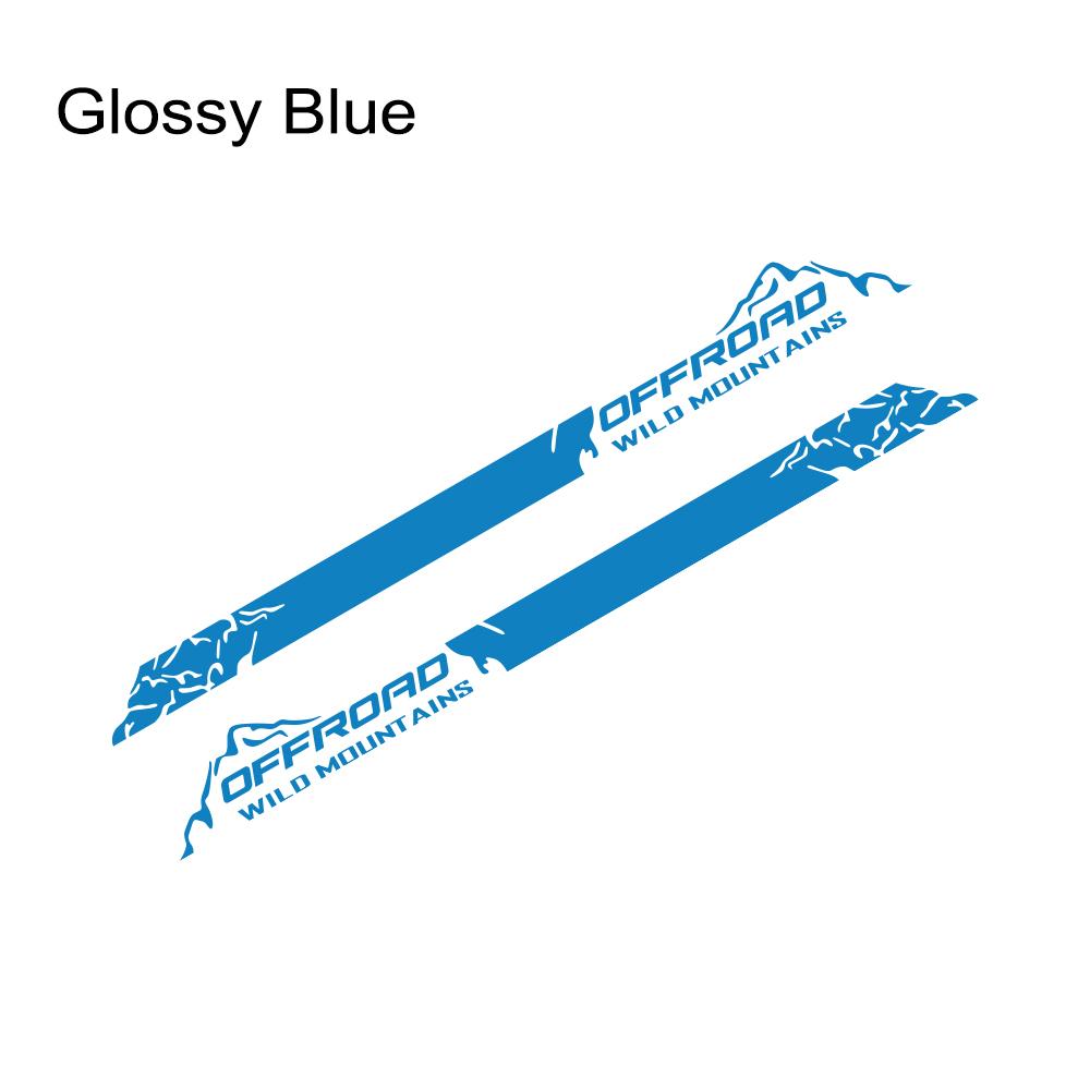 Universal Car Stickers Wild Mountain Style Decor Decals For Ford F150 Ranger Chevrolet Silverado Isuzu Dmax Toyota Hilux Tundra