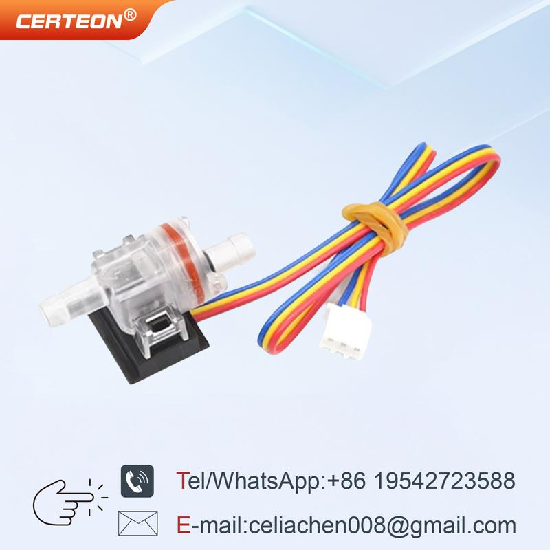 FM-PS2216 Inline Optical Flow Sensor Hall Effect Liquid Flow Meter for Coffee Maker Aroma Machine Washing Use