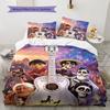 COCO Pattern Bedding Home Decoration Birthday Gift ( 1 duvet cover + 2 pillowcase, without core),fan merchandise.
