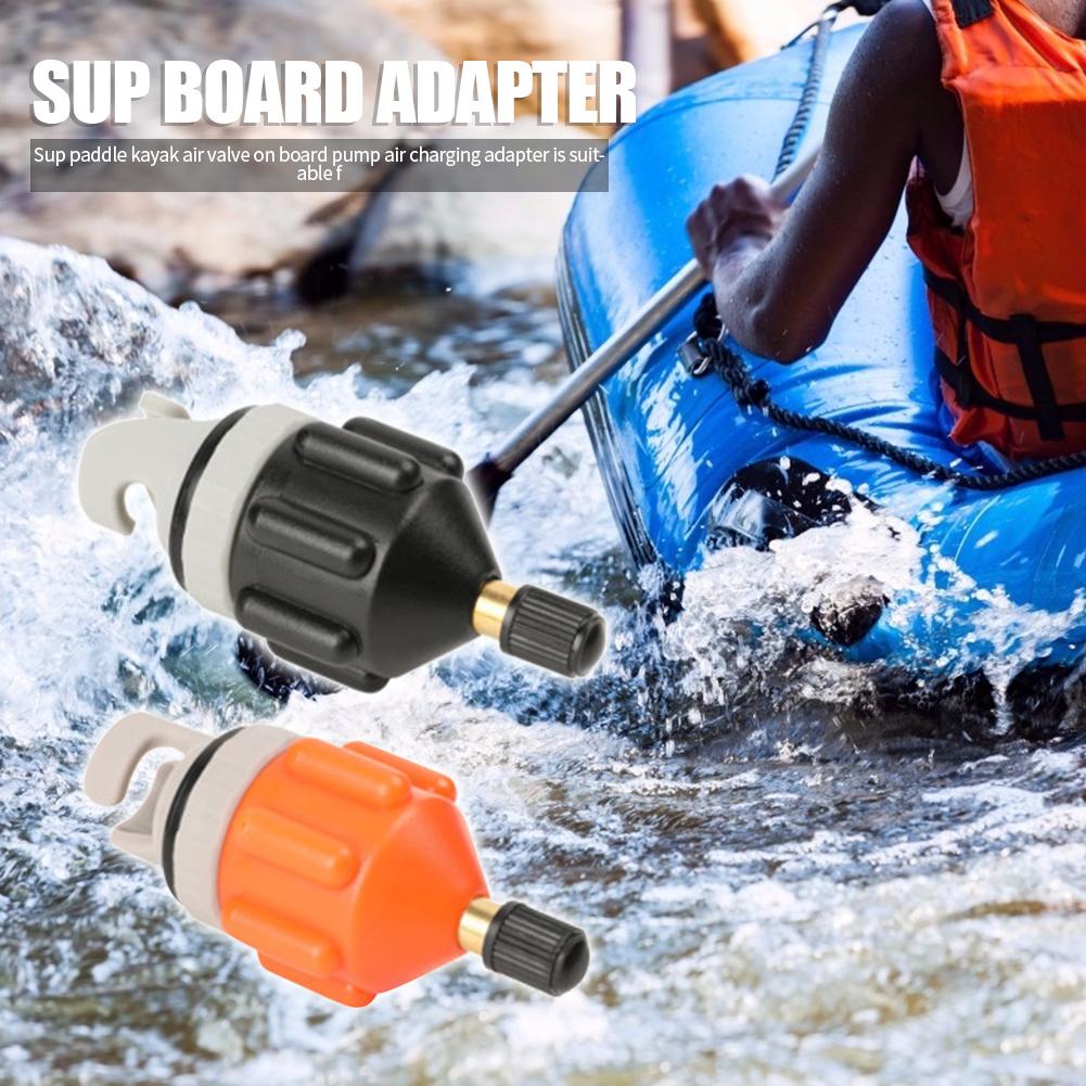 Rowing Boat Air Valve Adaptor Durable Air Valve Adaptor Wear-resistant Nylon Kayak Inflatable Pump Adapter for SUP Board
