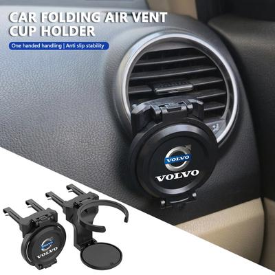 Car Air Outlet Folding Drink Coffee Cup Storage Holder Accessories For V50 S60 XC60 S40 XC40 XC90 V70 XC70 C30 V40 V60