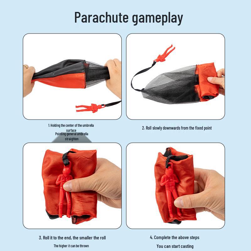 Kids' Hand-Thrown Parachute Soldier Toy - Outdoor Sports Bestseller