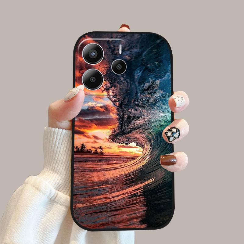 Für Redmi Note 14 5G Weiche Hülle 24094RAD4G Silikon TPU Handy Rückseite Abdeckung Para Für Redmi Note 14 4G Handy Schutz Stoßfänger Fundas