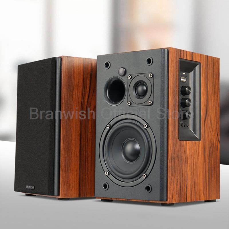 30W*2 4 Inch Bookshelf Speaker 2-Way Active Speaker 5.0 Bluetooth 6ohm HiFi Fever Monitor Audio Tweeter Home theater Sound Box