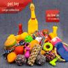 Bite-Resistant Plush Squeaky Chicken Toy for Teething Puppies and Small Dogs