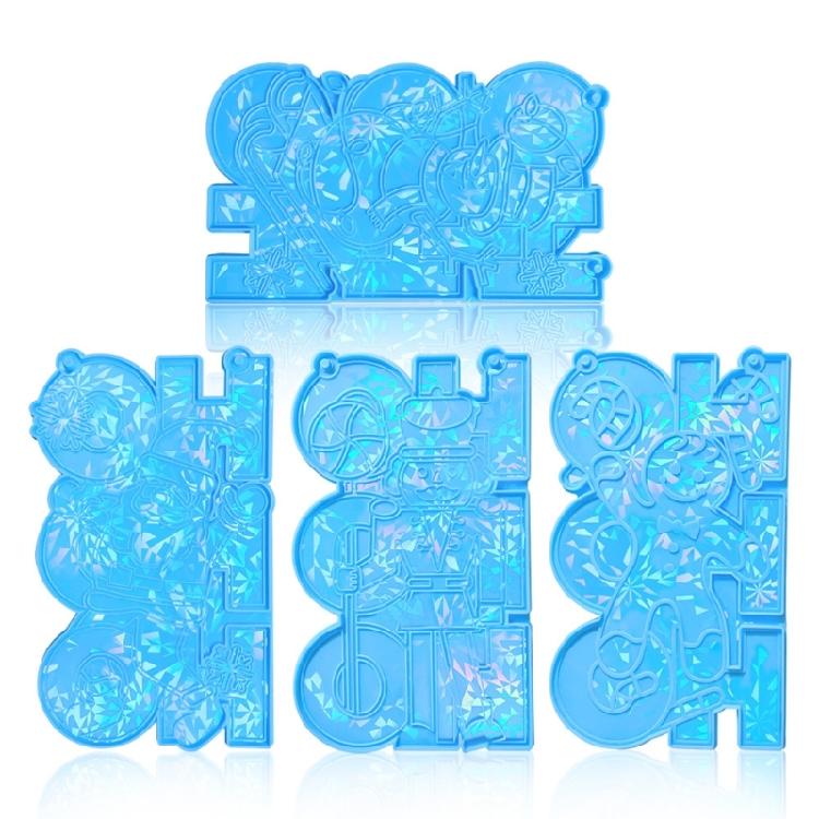 Pendants Mould Silicone Resin Moulds with Hole Silicone Material for Pendants