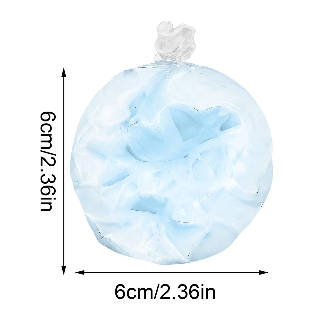 Squishy Stress Balls Slow Rebound Wax Skin Squeeze Toy for Kids Adult Quiet Sensory Fidget Toy Soothing Relieving Stress