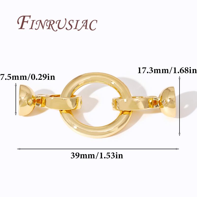 

Brass End Beads Toggle Clasps For Jewelry Making,18K Real Gold Plated OT Clasps Connectors Fittings,DIY Bracelet Jewellery Clasp 2 Piece