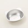 Elevated Pet Bowl Stainless Steel Raised Cat Bowl Tilted Pet Bowl with Removable Stand Cute Ears for Cats Dogs Neck