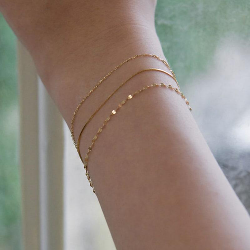 MIAF 14K Lucent Chain Bracelet