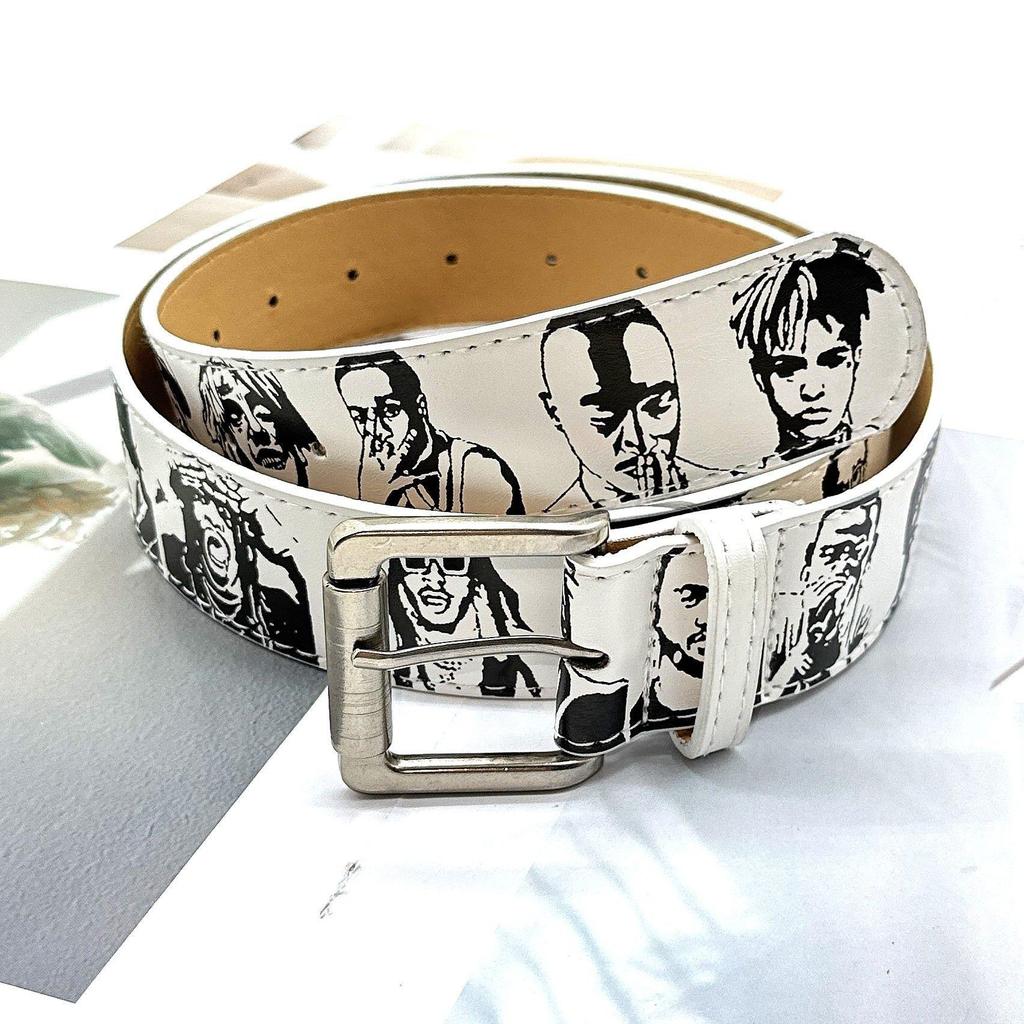 Unisex Vintage Handbemalter Y2K Mode Gürtel