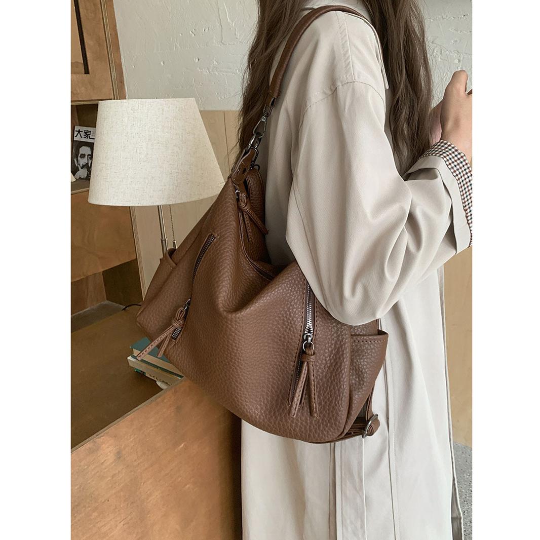 Сумка-хобо в стиле ретро для женщин — фото 10