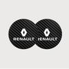 Hub Caps For Renault Koleos Captur Arkana Kadjar Megane Clio Scenic Logan Trafic Talisman 2Pcs Car Coaster Water Cup Mat Non-Sli