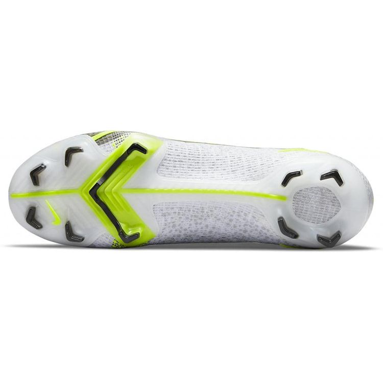 Nike Mercurial Vapor 14 Elite FG White Volt Men Sneakers Metallic-Silver Black CQ7635-107