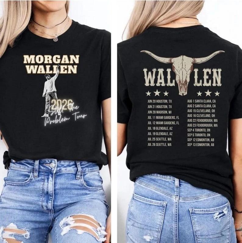 Футболка Morgan Wallen Still The Problem Tour 2026 Унисекс XXL