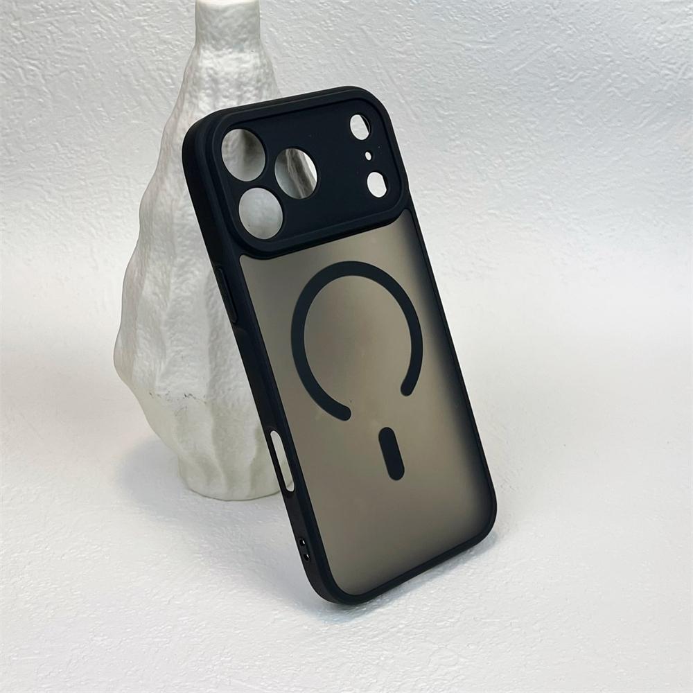 Magnetic for Clear Color Bright Phone Case for For Iphone 17 16 Pro Max 1 13 14 12 Wireless Charge Matte Shockproof Cover