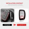 3 4 Button Car Smart Key Case Cover For Hyundai Tucson Santa Fe Rena Sonata Elantra Creta Ix35 Ix45 I10 I30 I40 Accessories