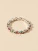 European-American Fashion Jewelry: Popular Colored Crystal Rhinestone Ring