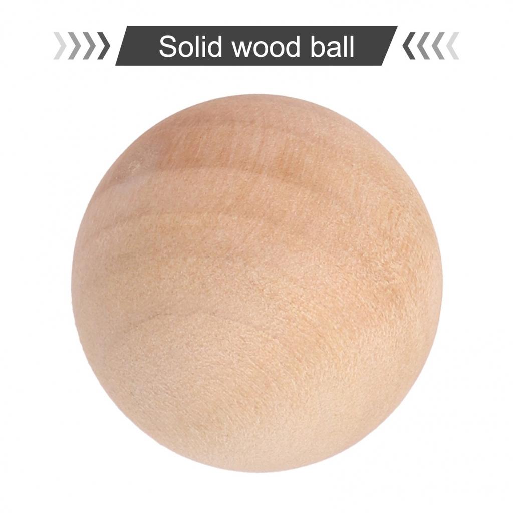 Unpainted Wooden Balls Sizes 30mm To 60mm Natural Wood Ready for Decorating