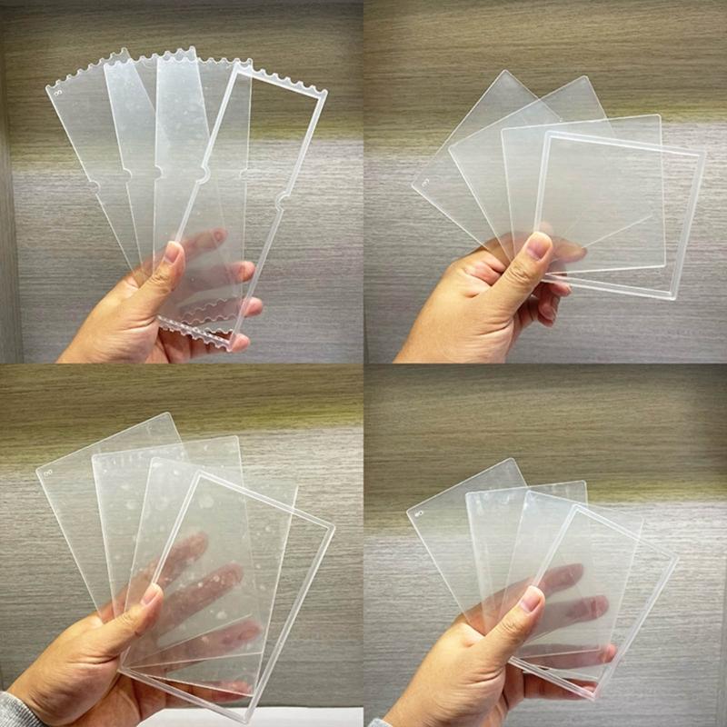 Multiple Shape DIY Acrylic Quicksand Plates Quicksand Ticket Root Mold Acrylic Ultra-permeable Quicksand Empty Plate