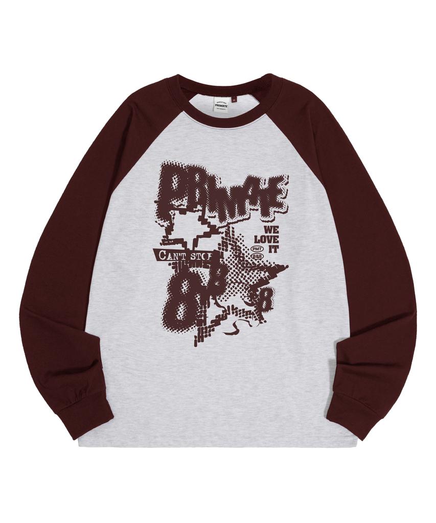 PRIMATE Mess Oversized Raglan Long Sleeve 5 Colors