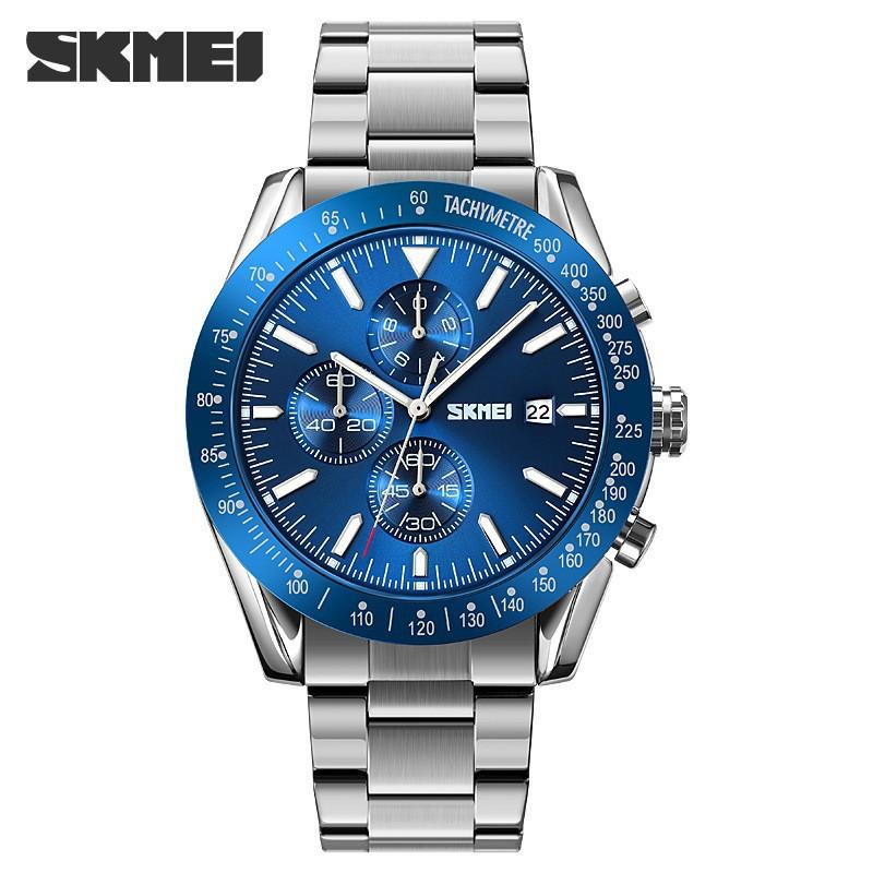 Moment Beauty Fashion Business Multifunctional Mechanical Wind Watch Male Student Waterproof Steel Belt Quartz Watch