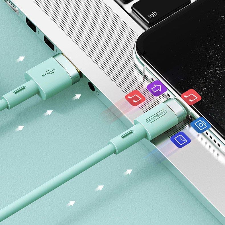 Cable for iPhone USB - Lightning 2.4A 1.2m black